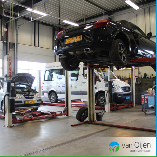 Van Oijen Autoverhuur werkplaats
